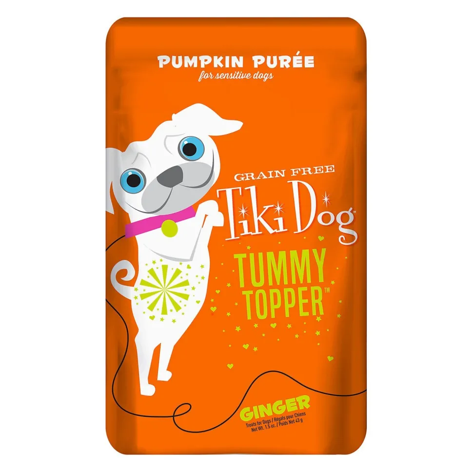 Tiki Dog Aloha Petites Flavor Booster Tummy Topper Dog Food Topper and Mixer - Pumpkin & Ginger - Case of 12