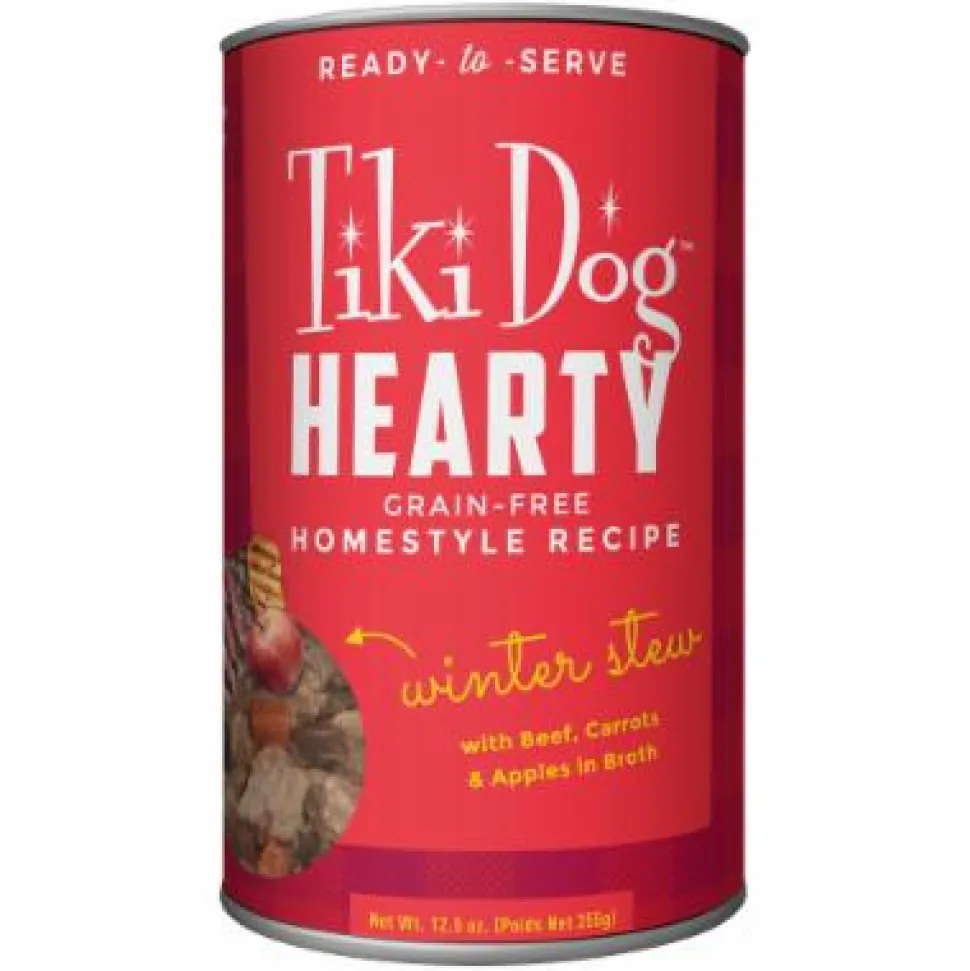 Tiki Dog Hearty Beef Canned Dog Food - 12.5 oz - Case of 1