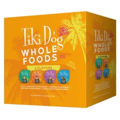 Tiki Dog Hearty Variety Pack Canned Dog Food - 12.5 oz - Case of 8