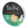 Tiki Dog Petites™ Gourmet International Taste of Italy! Chicken Pasta Carbonara Prepared Dog Food - 3 oz Cups - Case of 4
