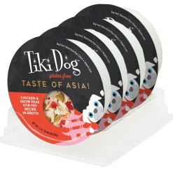 Tiki Dog Petites™ Gourmet International Taste of Asia! Chicken Stir Fry Prepared Dog Food - 3 oz Cups - Case of 4