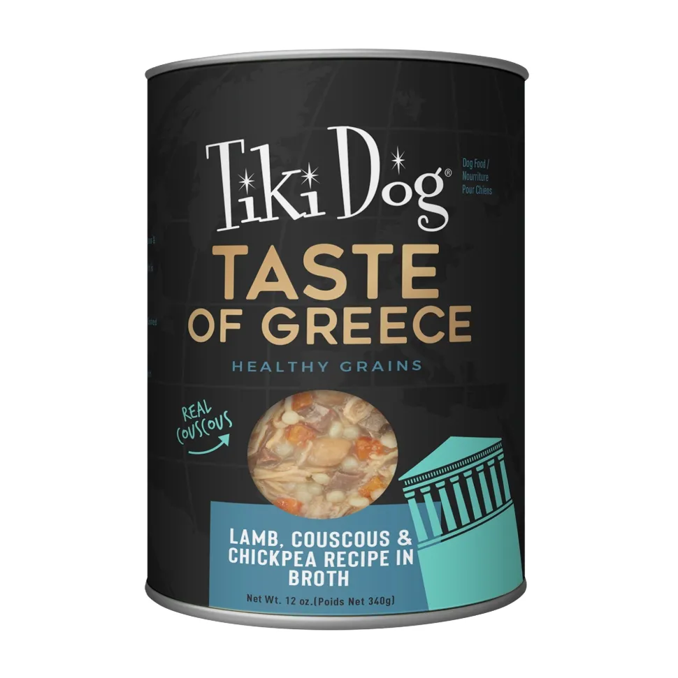 Tiki Dog Taste of the World Mediterranean Influence Canned Dog Food - 12 oz Can - Case of 8