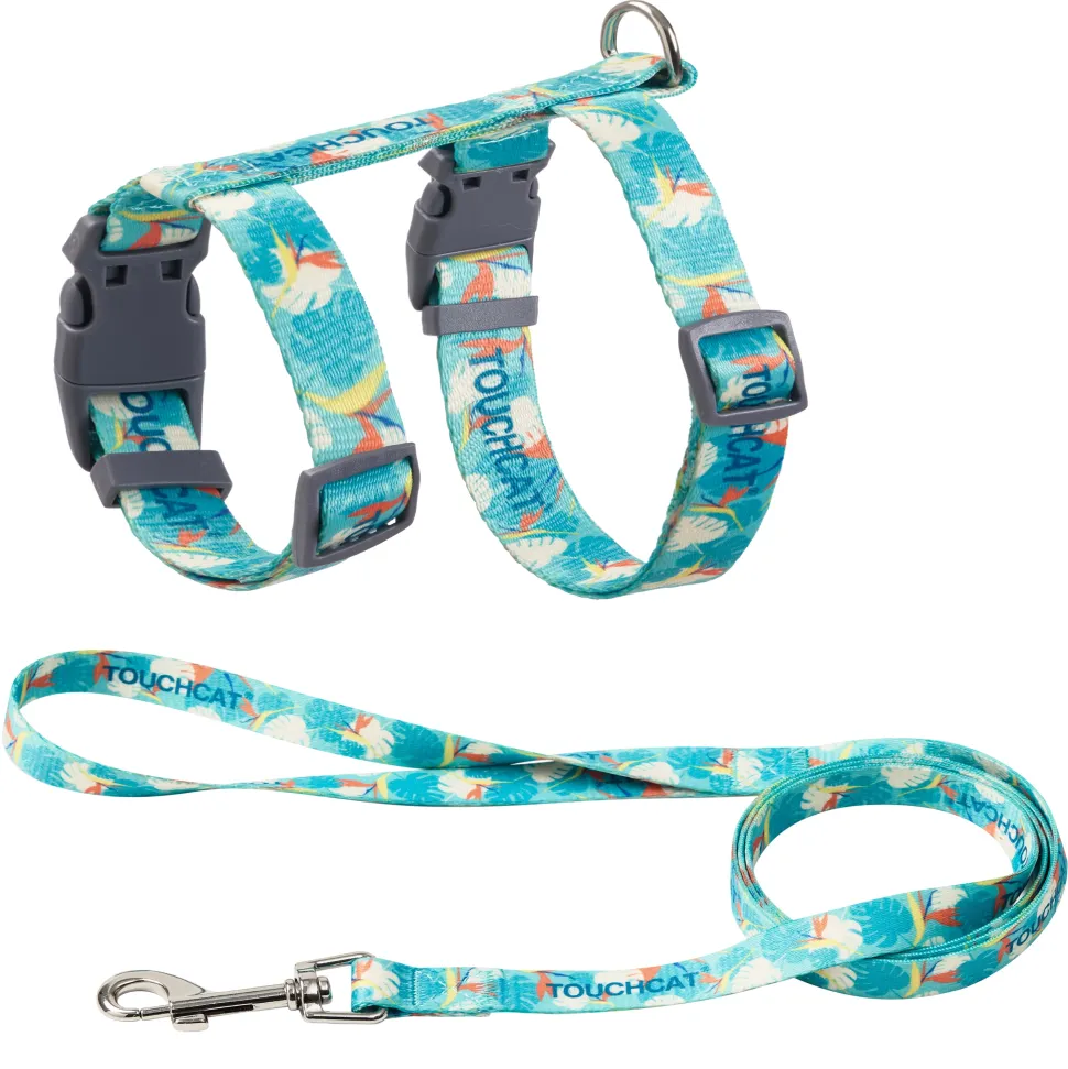 Touchcat ® Avery Patterned Fashion Cat Harness and Leash