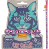 Touchcat Bell-Chime Designer Rubberized Cat Collar w/ Stainless Steel Hooks