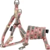 Touchdog 'Capentry Patterned' Tough Stitched Dog Harness and Leash