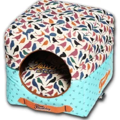 Touchdog ® 'Chirpin-Avery' 2-in-1 Collapsible Squared Dog and Cat Bed