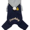 Touchdog ® Designer Quilted Full-Body Hooded Dog Sweater
