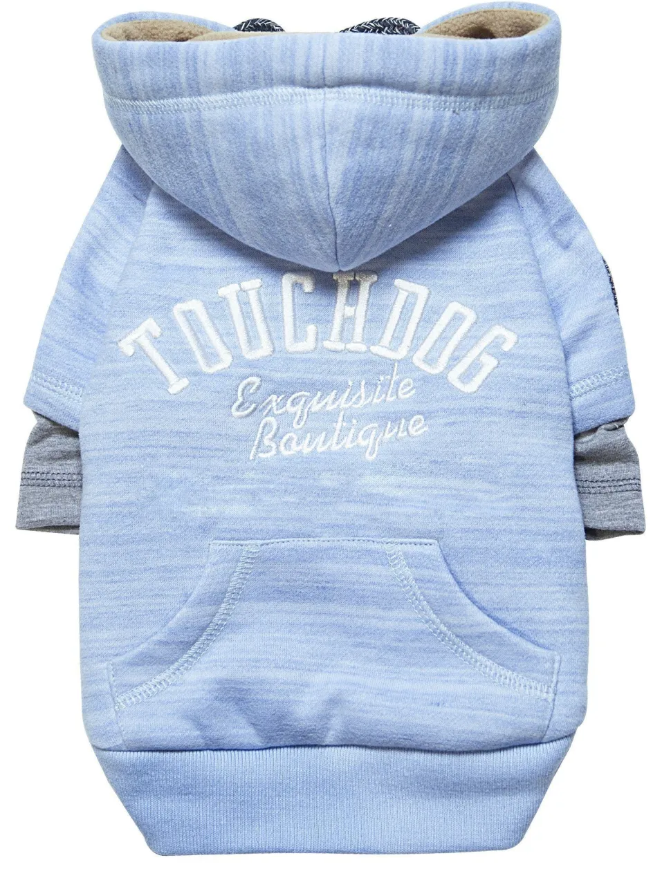 Touchdog ® Hampton Beach Ultra-Soft Blasted Cotton Hooded Dog Sweater