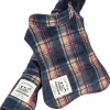 Touchdog ® 2-In-1 Tartan Plaid Dog Jacket and Matching Reversible Dog Mat