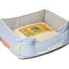 Touchdog ® Original Denim Reversible Designer Rectangular Dog Bed