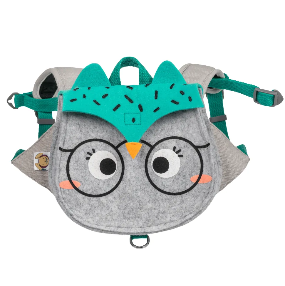 Touchdog ® Owl Designer Large-Pocketed Velcro Dog Backpack and Harness