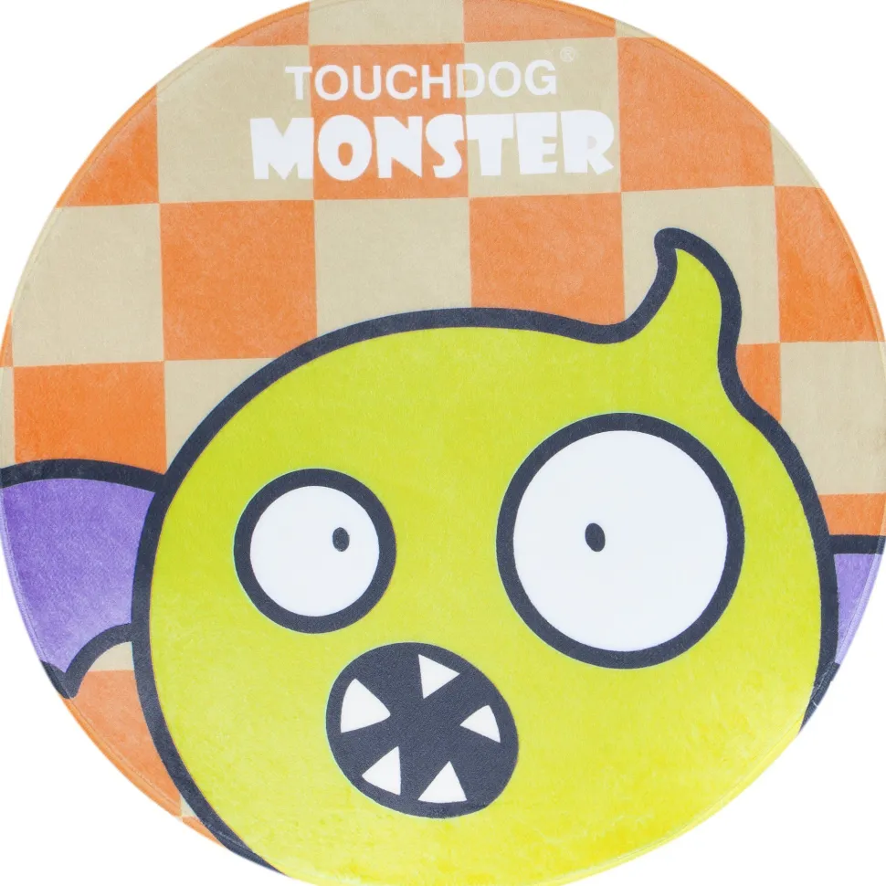 Touchdog Cartoon Flying Critter Monster Rounded Cat and Dog Mat