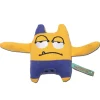 Touchdog Cartoon Monster Plush Dog Toy - Yellow