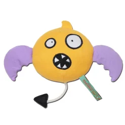 Touchdog Cartoon Monster Plush Dog Toy - Yellow