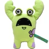 Touchdog Cartoon Up-for-Crabs Monster Plush Dog Toy