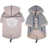 Touchdog 'Cloudburst' Reversible Fashion Waterproof Dog Raincoat