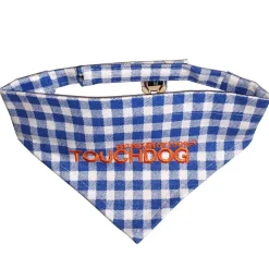 Touchdog Designer Hook-and-Loop Pet Bandana - Blue