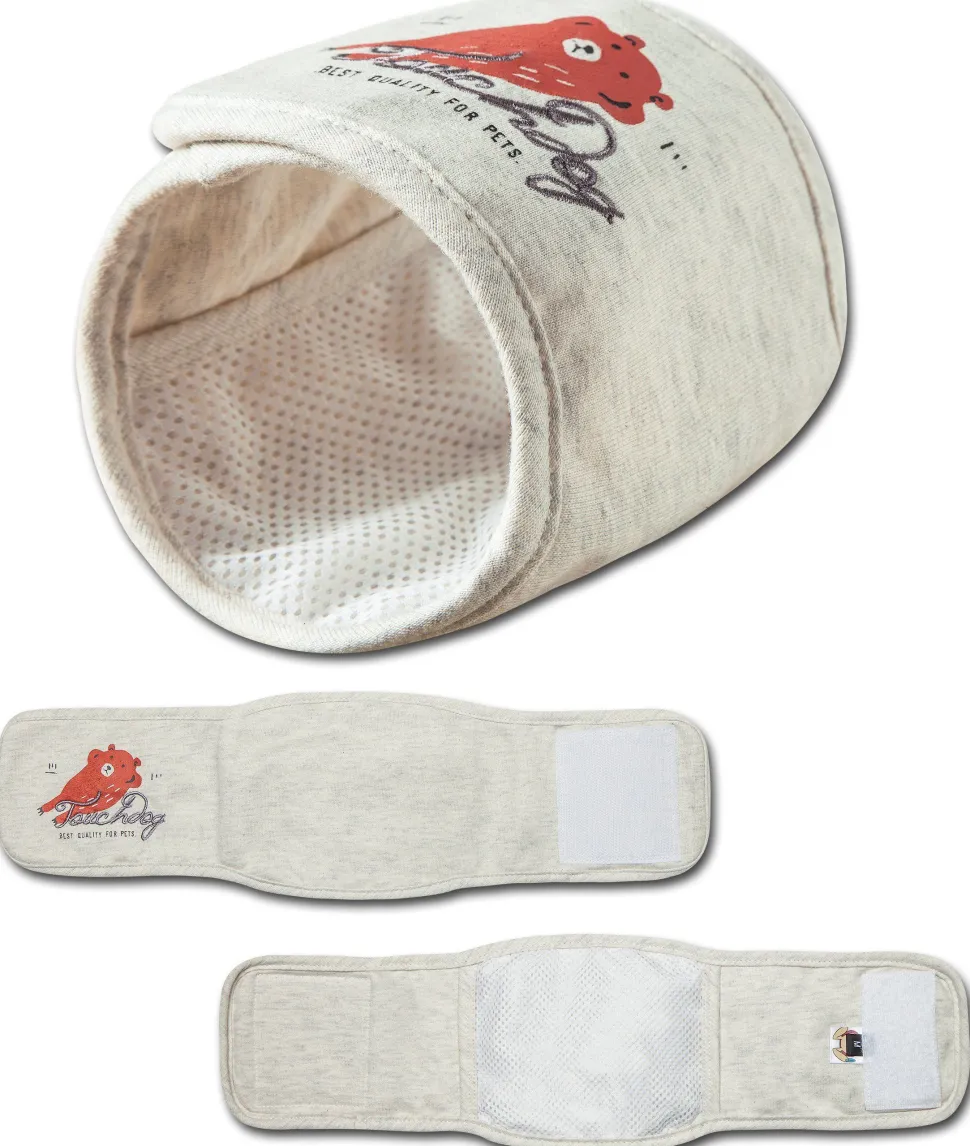 Touchdog Gauze-Aid Protective Dog Bandage and Calming Compression Sleeve