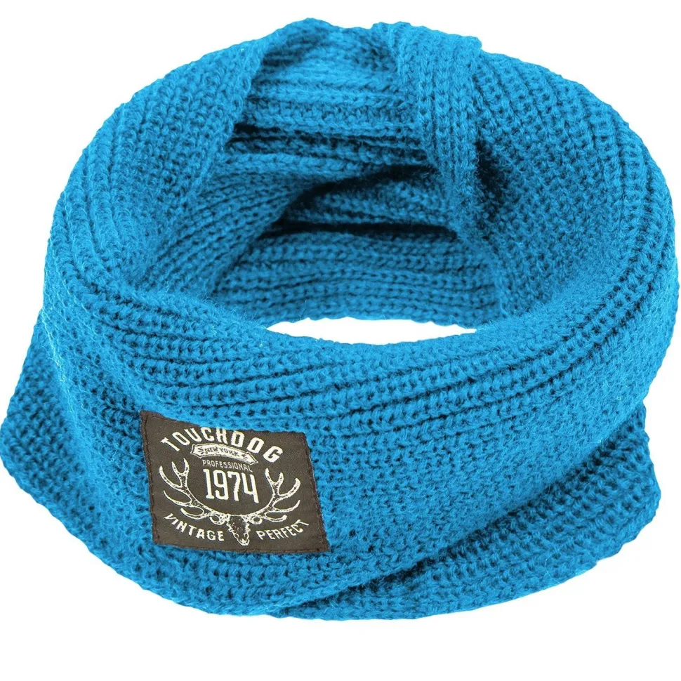 Touchdog Heavy Knitted Designer Fashion Winter Dog Scarf