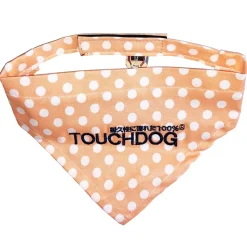 Touchdog Polka-dot Patterned Hook-and-Loop Fashion Dog Bandana