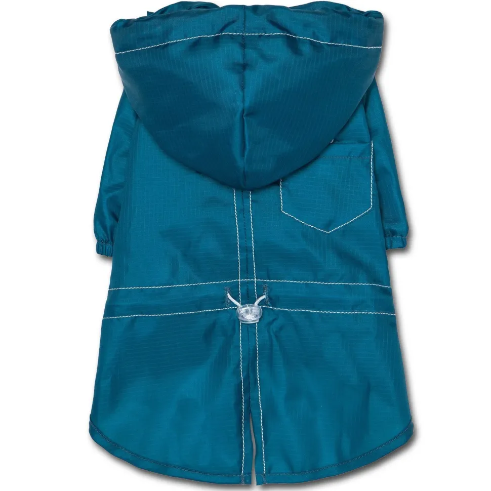 Touchdog Split-Vent Designer Waterproof Dog Raincoat