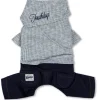 Touchdog Vogue Neck-Wrap Full Body Fashion Dog Sweater Outfit