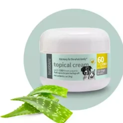 Treatibles Full Spectrum Hemp Oil Topical Cream Canine & Feline 60mg Dog and Cat Health Supplements - 1 oz Jar