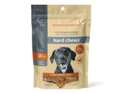 Treatibles Introductory Size GF Sweet Potato Extra Strength Hard Chews 10mg (7 ct) Hard Chew Dog Supplements - 1 oz Bag