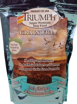 Triumph Grain-Free Spirit Duck, Sweet Potato & Venison Dry Dog Food - 3 lb Bag