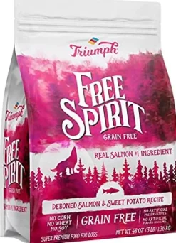 Triumph Grain-Free Spirit Salmon & Sweet Potato Dry Dog Food - 26 lb Bag