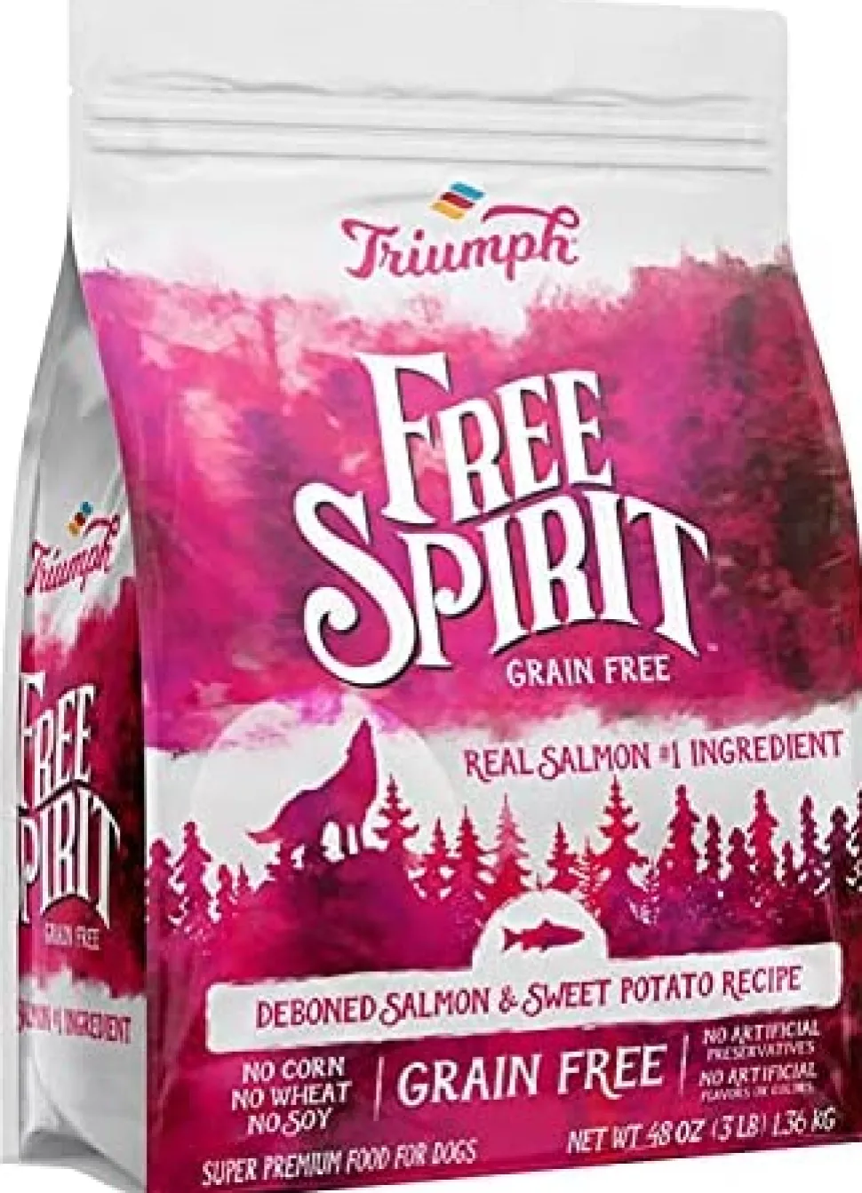 Triumph Grain-Free Spirit Salmon & Sweet Potato Dry Dog Food - 26 lb Bag