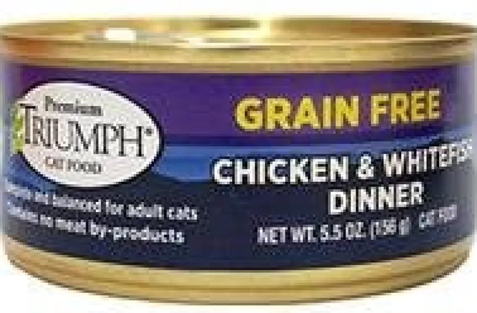 Triumph Grain-Free Spirit Chicken & Whitefish Canned Cat Food - 5.5 oz - Case of 24