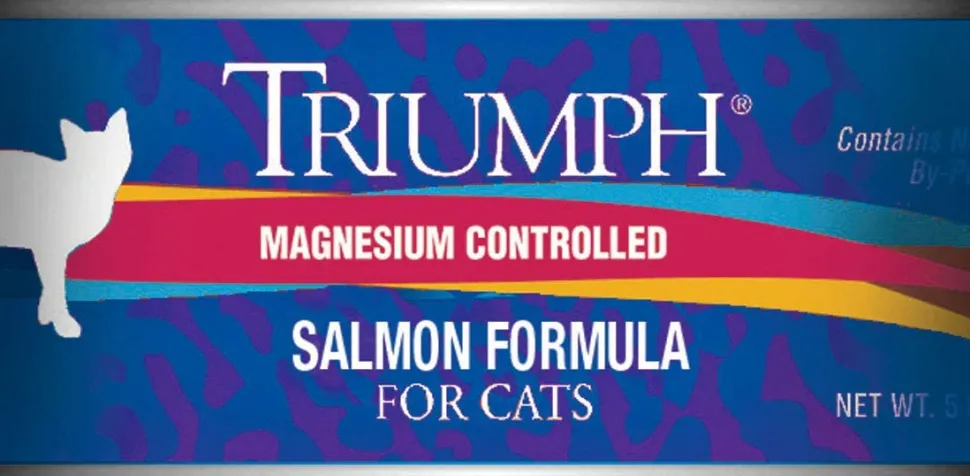 Triumph Natural Salmon Canned Cat Food - 5.5 oz - Case of 24