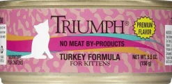 Triumph Natural Turkey Kitten Canned Cat Food - 5.5 oz - Case of 24