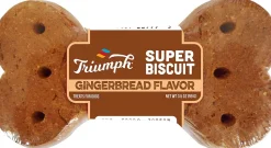 Triumph Super Single Gingerbread Dog Biscuits - 2/15 Pack - 30 Count