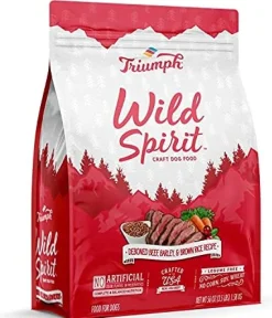 Triumph Wild Spirit Deboned Beef & Barley Recipe Dry Dog Food - 30 lb Bag