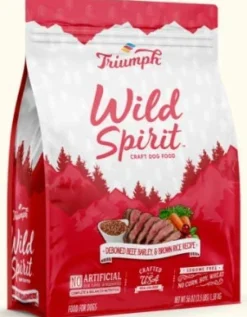 Triumph Wild Spirit Deboned Beef & Barley Recipe Dry Dog Food - 3.5 lb Bag