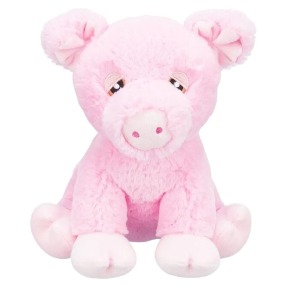 Trixie Pet Products Piggy Edison Eco-Friendly Squeak and Plush Dog Toy
