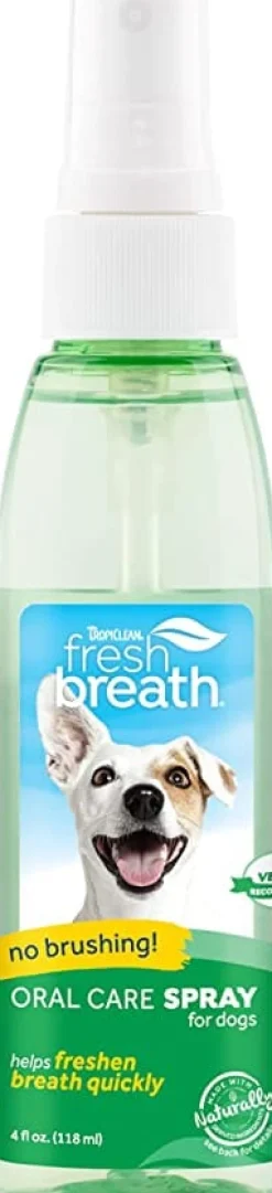 Tropiclean Fresh Breath Oral Care Spray for Pets - 4 Oz