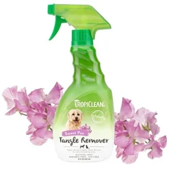 Tropiclean Tangle Remover Spray Cat and Dog Detangler Spray - 16 Oz