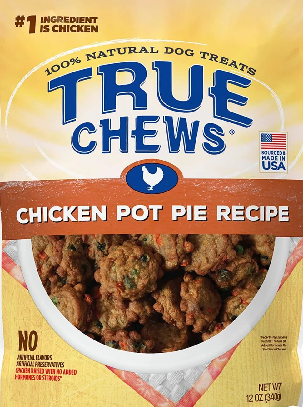 True Chews Homestyle Recipe Natural Dog Chews - Chicken Pot Pie - 12 Oz