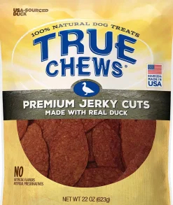 True Chews Premium Jerky Cuts Dog Jerky Treats - Duck - 22 Oz