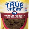 True Chews Premium Morsels Natural Dog Chews - Steak - 10 Oz
