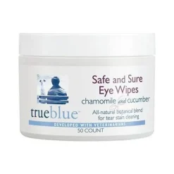 TrueBlue Cat and Dog Eye Wipes - Lavender and Cucumber - 50 ct Jar