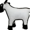 Tuffy's Barnyard Sherman The Sheep Float and Squeak Nylon and Plush Dog Toy