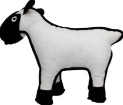 Tuffy's Barnyard Sherman The Sheep Float and Squeak Nylon and Plush Dog Toy