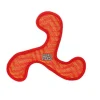 Tuffy's Duraforce Boomerang Zigzag Nylon Fetch Dog Toy - Red