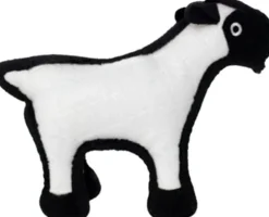Tuffy's Junior Barnyard Sherman The Sheep Float and Squeak Nylon and Plush Dog Toy - Small
