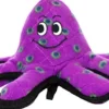 Tuffy's Ocean Create Lil' Oscar The Octopus Float and Squeak Nylon and Plush Dog Toy