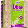 Uber Soft Paper Pet Bedding - Blue/White - 56 L